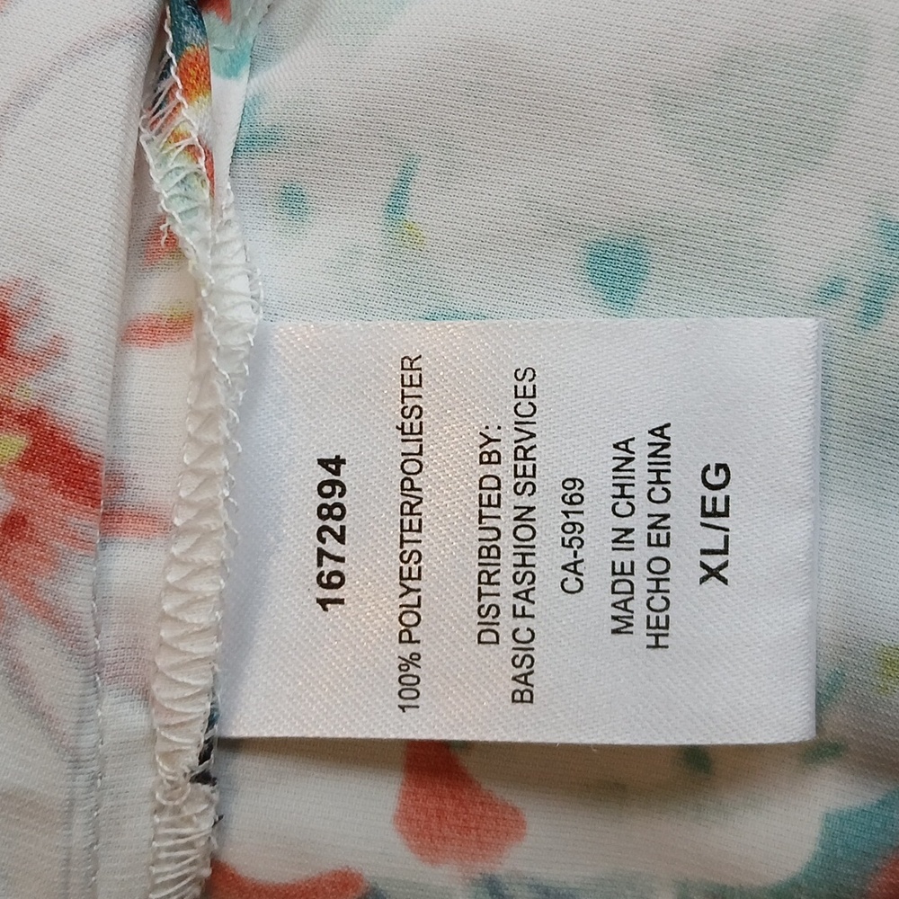 Mario Serrani Multicolor Floral Blouse Spring Flower XL - Picture 7 of 7